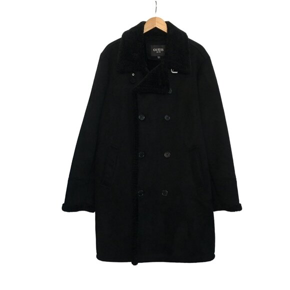 Guess Men's jacket XXL Black Suede - Picture 1 of 12